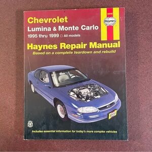 HAYNES manual 24048 Chevrolet Lumina & Monte Carlo 1995-1999